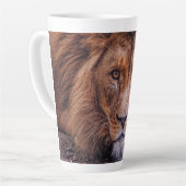 Tasse Latte Lion africain (Angle gauche)