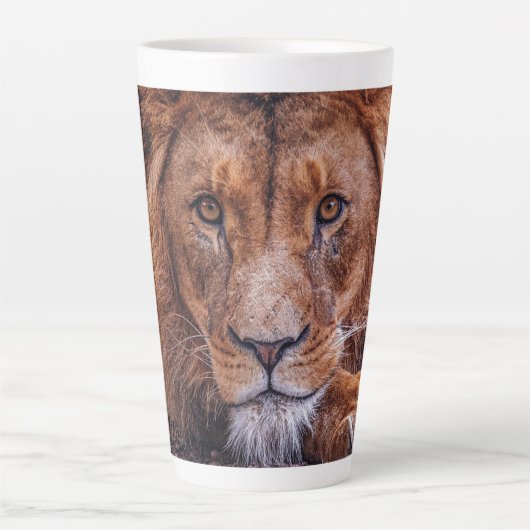 Tasse Latte Lion africain (Devant)
