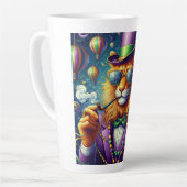 Tasse Latte Lion/Louisiana Mardi Gras (Angle gauche)