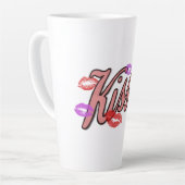 TASSE LATTE LIP KISSES (Angle gauche)