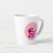 Tasse Latte Lips (Angle droit)
