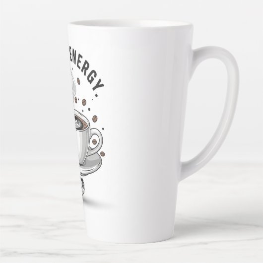 Tasse Latte Liquid Energy Coffee Cup (Droite)