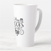Tasse Latte Lire L'Art Tant De Livres Si Peu De Temps (Angle droit)