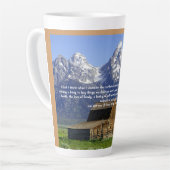 Tasse Latte L'ironie de la vie (Angle gauche)