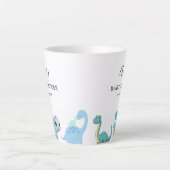 Tasse Latte Little Dinosaur Cute Baby Shower (Devant)