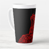 Tasse Latte Little red Dragon (Angle gauche)