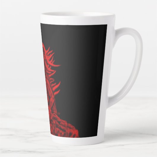 Tasse Latte Little red Dragon (Droite)