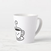 Tasse Latte Little sips , Big smiles (Angle droit)