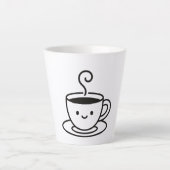 Tasse Latte Little sips , Big smiles (Devant)