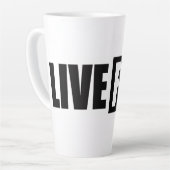 TASSE LATTE LIVE FREE (Angle gauche)