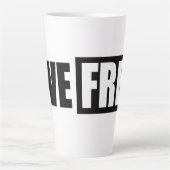 TASSE LATTE LIVE FREE (Devant)