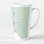 Tasse Latte Live Love Lauder Motivation Positive Citation (Droite)