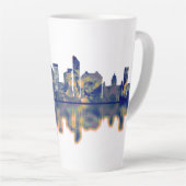 Tasse Latte Liverpool Skyline (Angle droit)