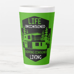 Tasse Latte Livraison Conteneur Home