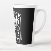 Tasse Latte Livre de devis mignon amusant Nerd (Droite)