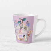 Tasse Latte Livre d'histoire personnalisée (Droite)