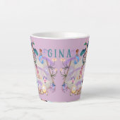 Tasse Latte Livre d'histoire personnalisée (Devant)