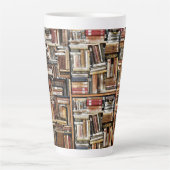 TASSE LATTE LIVRES EN BIBLIOTHÈQUE (Devant)