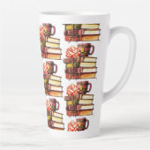 Tasse Latte Livres Et Thé Blancs (Droite)
