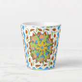 Tasse Latte Lizard Mandala (Devant)