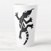 Tasse Latte Lizard tribal (Devant)