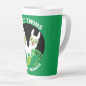 Tasse Latte Llama Alpaca Twins (Angle droit)