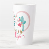 Tasse Latte Llama d'amour  (Devant)