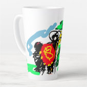 Tasse Latte Llama fun (Angle gauche)