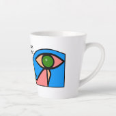 Tasse Latte "L'oeil de Horus me protège" (Droite)