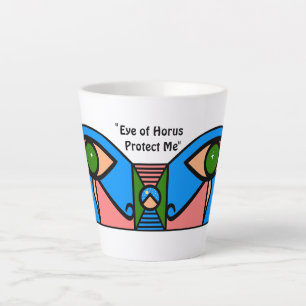 Tasse Latte "L'oeil de Horus me protège"