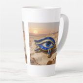 Tasse Latte L'Œil égyptien (Angle droit)