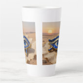 Tasse Latte L'Œil égyptien (Devant)
