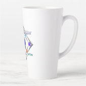 Tasse Latte Logo de la saga des dauphins d'argent de la vie et (Droite)
