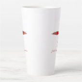 Tasse Latte Logo de la tour de communication JML (Devant)