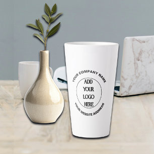 Tasse Latte Logo d'entreprise personnalisé