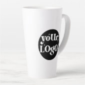 Tasse Latte Logo d'entreprise personnalisé (Angle droit)