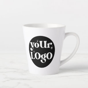 Tasse Latte Logo d'entreprise personnalisé