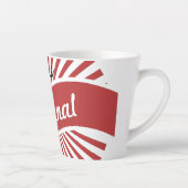 Tasse Latte Logo des signes originaux Thunder_Cove (Droite)