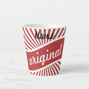 Tasse Latte Logo des signes originaux Thunder_Cove