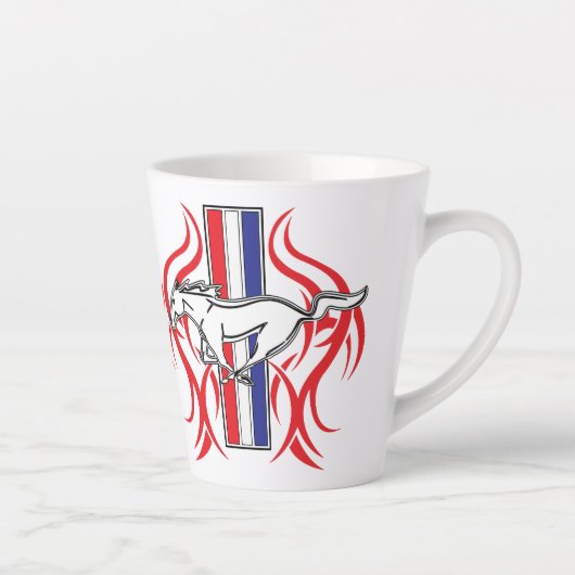 Tasse Latte Logo du CSCMC avec Tribal (Droite)