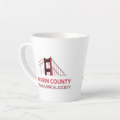 Tasse Latte Logo du MCGS en latte (Angle gauche)