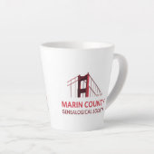 Tasse Latte Logo du MCGS en latte (Angle droit)
