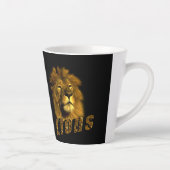Tasse Latte Logo Lion Avec Lions, (Droite)