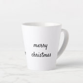 Tasse Latte Logo personnalisé simple et élégant ici société c (Angle droit)