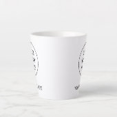 Tasse Latte Logo promotionnel personnalisé - Pas de commande m (Devant)