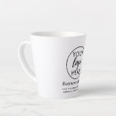 Tasse Latte logo Simple Business (Angle gauche)