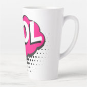 Tasse Latte lol-acronyme-laugh-out-loud-riant (Droite)