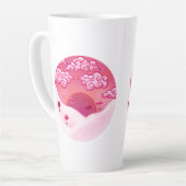 Tasse Latte Lollipops et beaux nuages (Angle gauche)