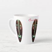 Tasse Latte Long Tonnerre de Masque Tiki (Angle gauche)