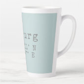 Tasse Latte Longitude de la latitude de Hambourg (Droite)